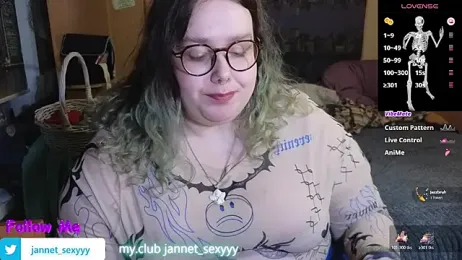 JannetPie webcam stripchat model stream image